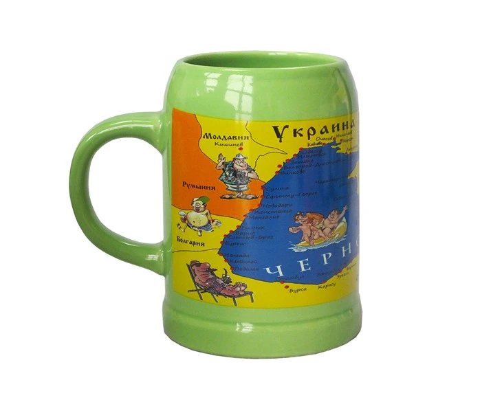 Barrel Shaped Ceramic Beer Mug suppliers