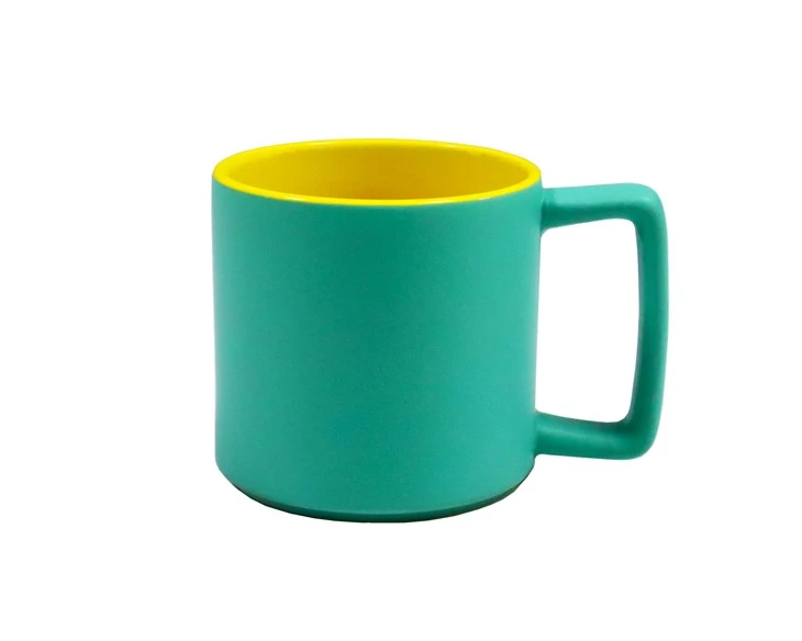 Square Handle Ceramic Mug factory